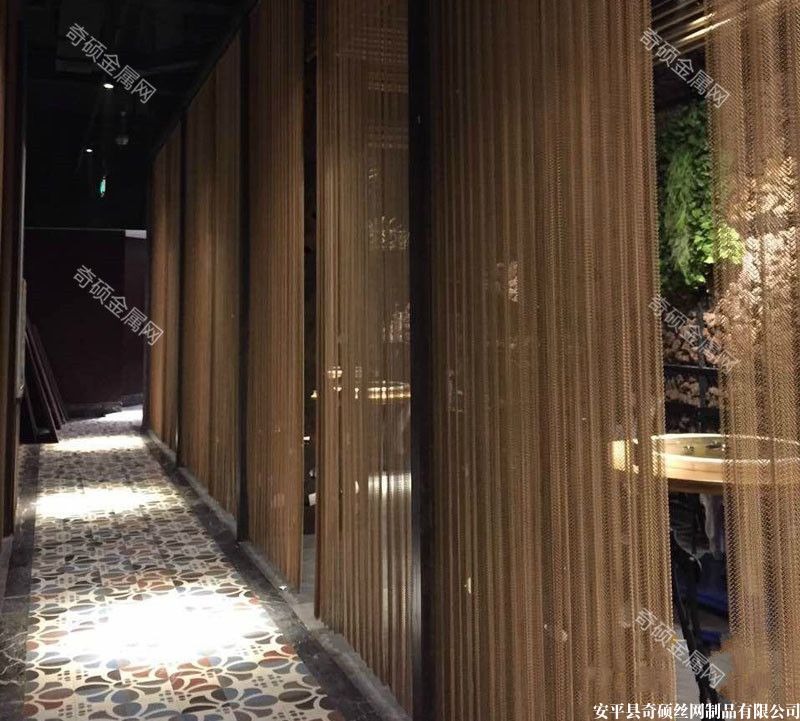 金属网帘客户案例——南昌云镜小厨